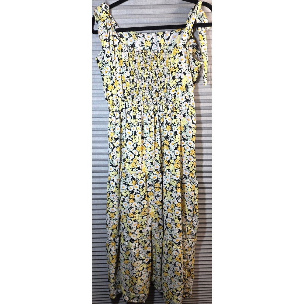 Social Standard Sanctuary Floral Maxi Dress Plus Size XXL 2X XX Tiered Smock